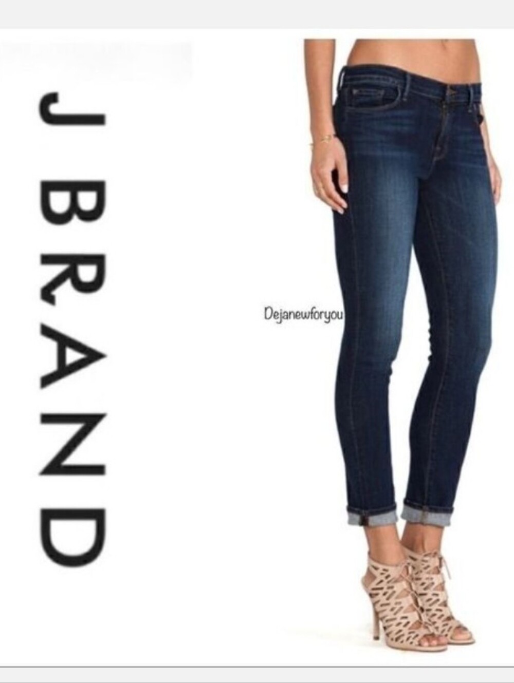 J Brand Mid-rise Skinny Leg Jeans Pure Style #811C032 Dark Indigo Size 28
